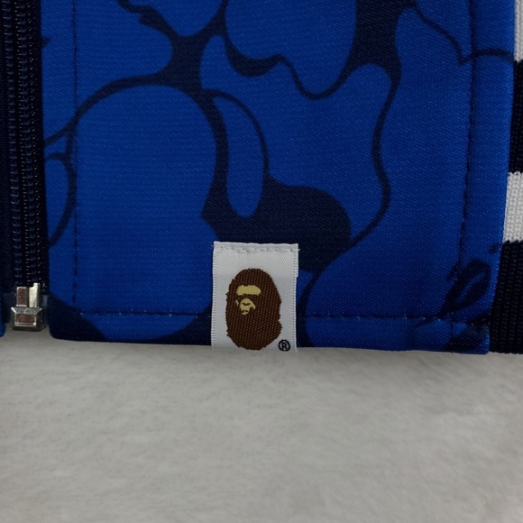 BAPE New York Yankees Mitchell & Ness MLB Medium Zip Up Jacket Blue‎ White NWT - Picture 5 of 9